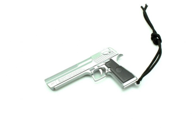 Брелок - Desert Eagle (Silver edition) - Самозарядный крупнокалиберный пистолет - серебристый (DEAGLE-SILVER)