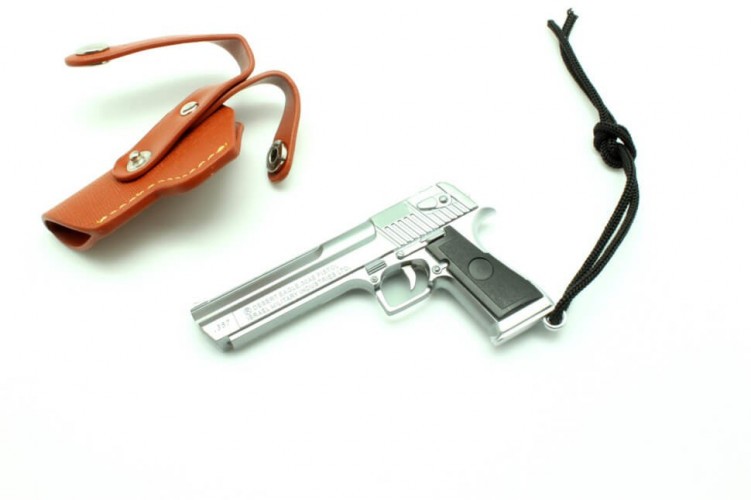 Брелок - Desert Eagle (Silver edition) - Самозарядный крупнокалиберный пистолет - серебристый (DEAGLE-SILVER)