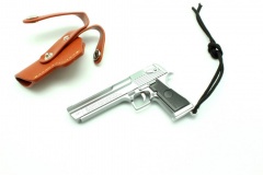 Брелок Microgun M Пистолет Desert Eagle Серебристый