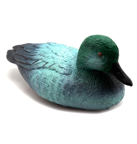 Чучело утиное Стикхант №17 Гоголь селезень зеленый сминаемое резиновое
