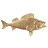 Значок Окунь Латунь