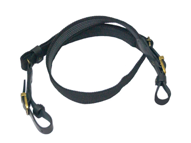 Ремень оружейный VEKTOR P-22 без антабок из полиамидной ленты с нескользящими свойствами Черный