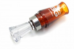 Манок духовой на утку крякву Buck Gardner Buck Brush Short Barrel BB3-BRB/C Бурбон / Прозрачный