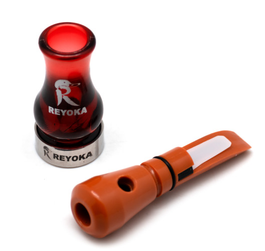 Манок духовой 2 в 1 (уточка чирок и шилохвость) Reyoka Camurcun Красный / Оранжевый