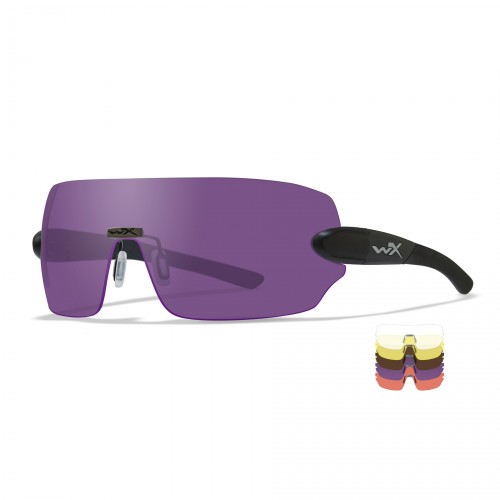 Очки баллистические стрелковые Wiley X Detection 1205 ANTI-FOG с 5-ю линзами 90% / 85% / 54% / 38% / 12%