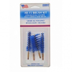 Ерш щетинный для чистки оружия Iosso AR-15 19115 для .223 калибра Папа 8/32 Нейлон 4 шт