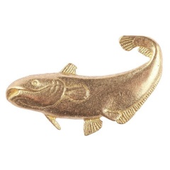 Значок Сом Латунь