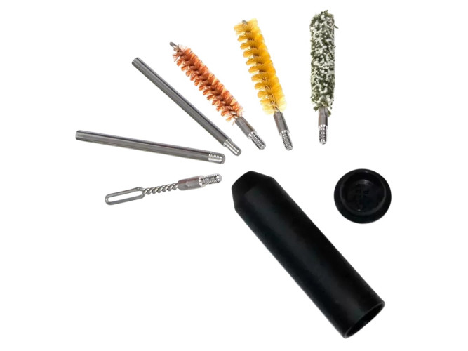 Набор для чистки пистолетов ShotTime ST-CK-9P для 9 мм калибра 9 предметов шомпол металл