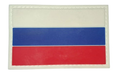 Шеврон тактический RusForce Флаг России 8x5 см триколор белый