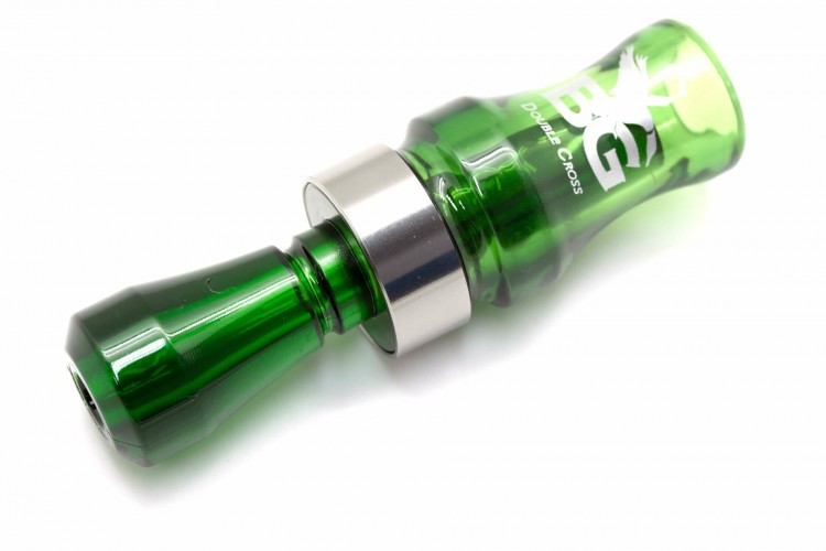 Манок духовой на утку крякву Buck Gardner Double Nasty III Cross DN3PC-CG/CG Зелёный