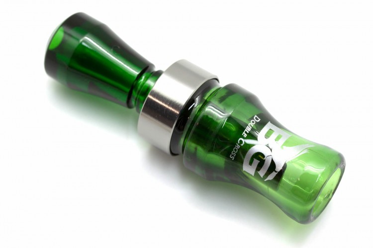 Манок духовой на утку крякву Buck Gardner Double Nasty III Cross DN3PC-CG/CG Зелёный