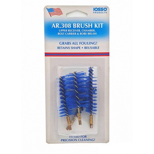 Ерш щетинный для чистки оружия Iosso AR-308 19110 для .308 калибра Папа 8/32 Нейлон 4 шт