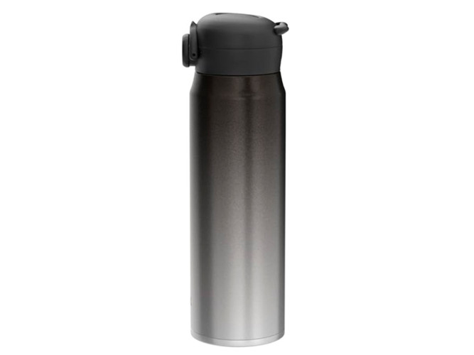 Термос для напитков (термокружка) THERMOS JNR-502 LTD BKG 0.5L, нержавеющая сталь, откидной механизм, чёрный