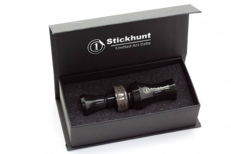 Манок духовой на утку акриловый Стикхант Stickhunt ArtCalls Cosmos Black 2 двухлепестковый черный