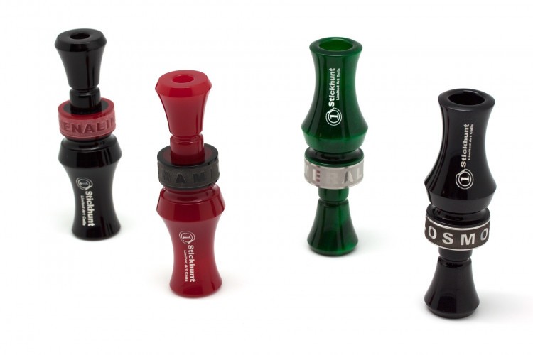 Манок духовой на утку акриловый Стикхант Stickhunt ArtCalls Cosmos Black 2 двухлепестковый черный