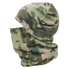 Маска балаклава RusForce Winter зимняя флисовая 4 в 1 Мультикам