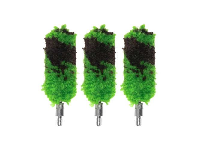 Ерш пуховка для чистки оружия ShotTime ST-BD-12-3-B для 12 калибра Папа M5 Шерсть 3 шт