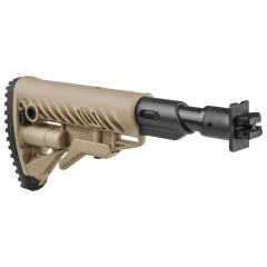 Приклад телескопический Fab Defense M4-VEPR FK SB с амортизатором для Вепрь 12 Койот