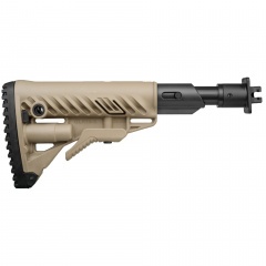 Приклад телескопический Fab Defense M4-VEPR FK SB с амортизатором для Вепрь 12 Койот