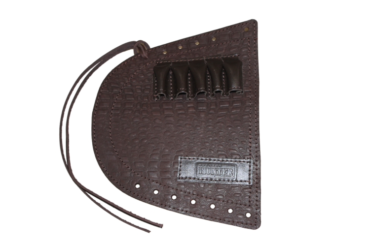 Патронташ-накладка Стикхант ТАК-П №01 открытый на 5 патронов 12, 16, 20 калибра Коричневый