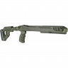 Ложе с прикладом UAS Fab Defense UAS R10/22 для Ruger 10/22 Зеленый