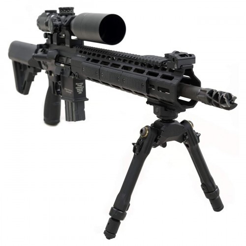 Сошки телескопические Leapers UTG PRO TBNR TLUBP02 крепление на Weaver / Picatinny вращающаяся наклонная база