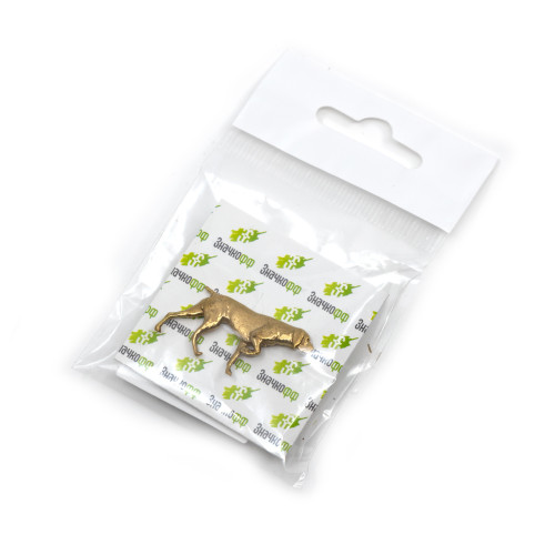 Значок Курцхаар Латунь