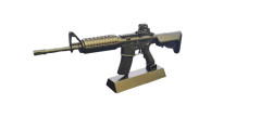 Модель сувенирная в виде оружия Microgun L M4A1 штурмовой приклад стандартный прицел