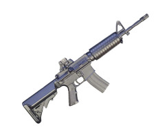 Модель сувенирная в виде оружия Microgun L M4A1 штурмовой приклад стандартный прицел