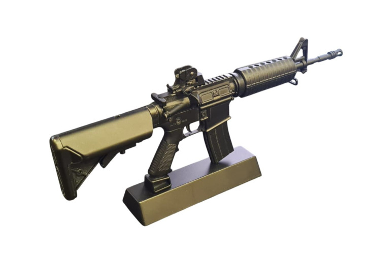 Модель сувенирная в виде оружия Microgun L M4A1 штурмовой приклад стандартный прицел