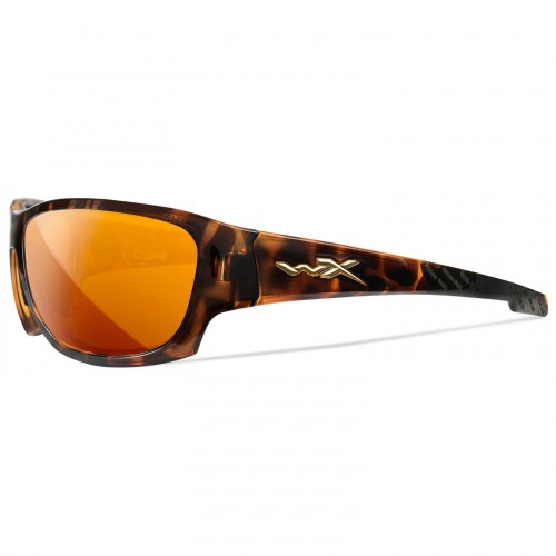 Очки баллистические стрелковые Wiley X Climb ACCLM04 Polarized Бронзовые Captivate 12%