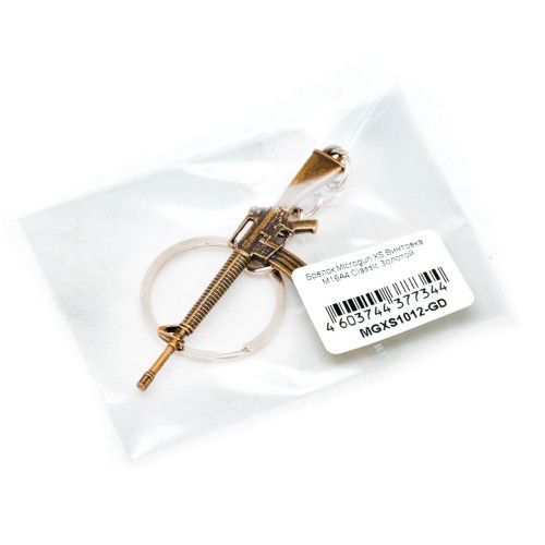 Брелок Microgun XS Винтовка M16A4 Classic Золотой