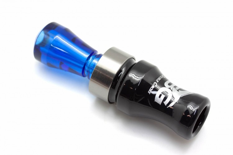 Манок духовой на утку крякву Buck Gardner Double Nasty III Cross DN3PC-BLK/BLU Чёрный / Синий
