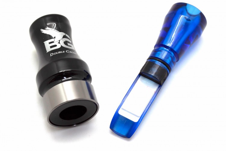 Манок духовой на утку крякву Buck Gardner Double Nasty III Cross DN3PC-BLK/BLU Чёрный / Синий