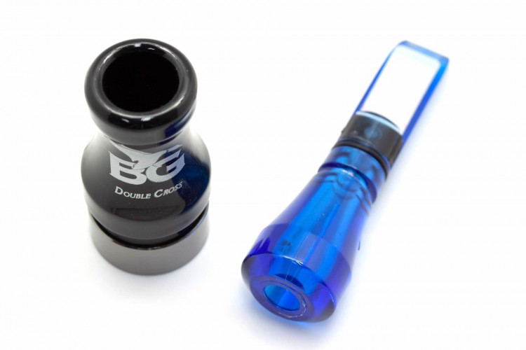 Манок духовой на утку крякву Buck Gardner Double Nasty III Cross DN3PC-BLK/BLU Чёрный / Синий