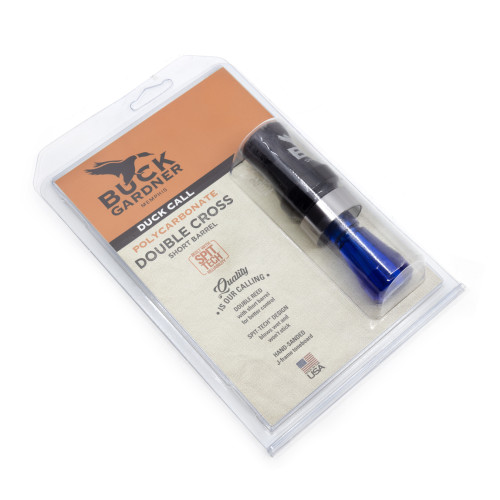 Манок духовой на утку крякву Buck Gardner Double Nasty III Cross DN3PC-BLK/BLU Чёрный / Синий