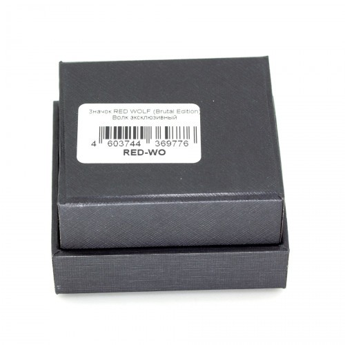 Значок RED WOLF (Brutal Edition) Волк Эксклюзивный