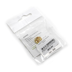 Значок Русский спаниель Латунь