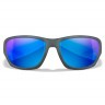 Очки баллистические стрелковые Wiley X Climb ACCLM09 Polarized Голубые Captivate 12%