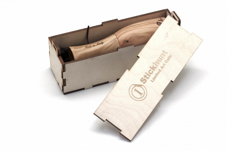 Манок духовой на белолобого гуся Stickhunt ArtCalls G.V оливковое дерево