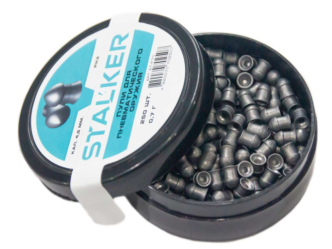 Пульки для пневматики Stalker Pike Конусообразные 4.5 мм 0.7 г (250 шт)