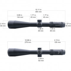 Прицел оптический Vector Optics Forester 3-15X50 IR SFP FP WP (SCOM-16P) Сетка 4A