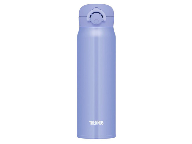 Термос для напитков (термокружка) THERMOS JNR-603 BLPL 0.6L, нержавеющая сталь, откидной механизм, сиреневый