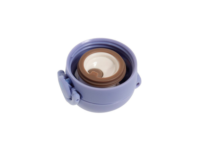 Термос для напитков (термокружка) THERMOS JNR-603 BLPL 0.6L, нержавеющая сталь, откидной механизм, сиреневый