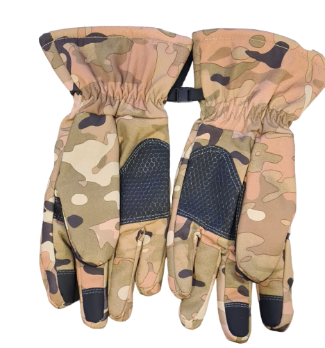 Перчатки Стикхант Хантер демисезонные непромокаемые полноразмерные Тёмный Мультикам