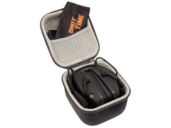 Чехол жесткий ShotTime EVA со складным оголовьем для наушников Черный