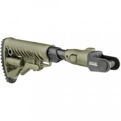 Приклад телескопический Fab Defense M4-AKMS P SB для АКМС с амортизатором Зелёный