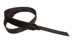Ремень оружейный Стикхант ТАК-Р №01 без антабок из натуральной кожи 90х3 см Коричневый