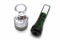 Манок духовой на утку крякву Buck Gardner Double Nasty III Cross DN3PC-C/CG Прозрачный / Зелёный