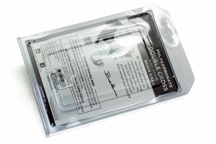 Манок духовой на утку крякву Buck Gardner Double Nasty III Cross DN3PC-C/CG Прозрачный / Зелёный